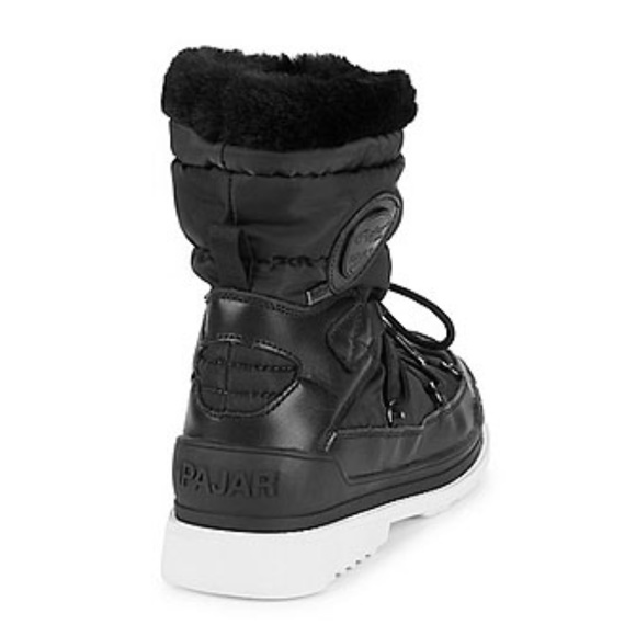 Pajar Canada Tiya Faux Fur-Lined Snow Black Boots - Picture 3 of 5